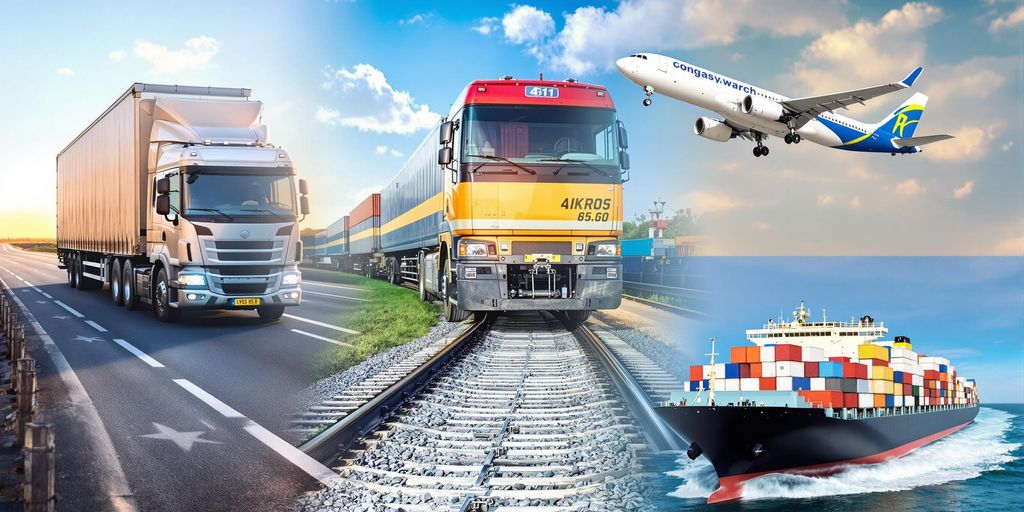 Qual o melhor modal de transporte para a sua carga (Rodoviário, ferroviário, aéreo, marítimo)