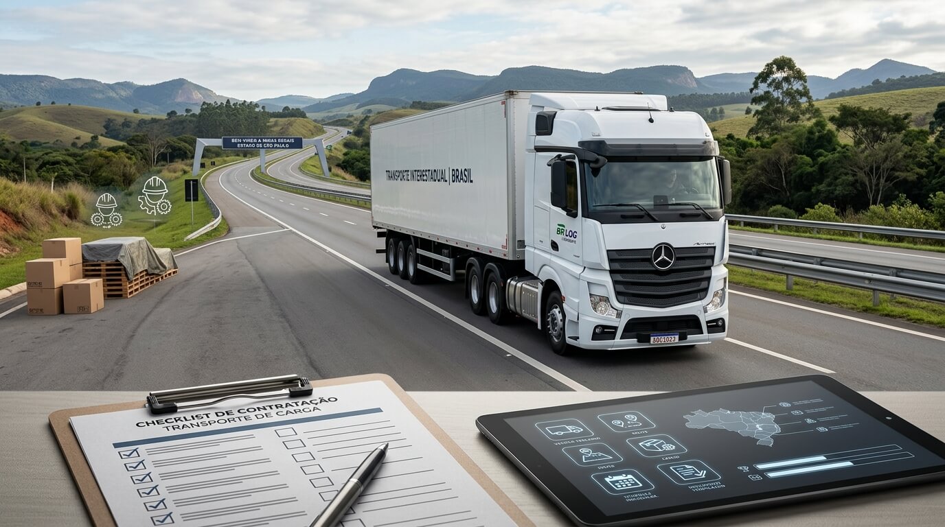 Checklist completo para contratar frete interestadual