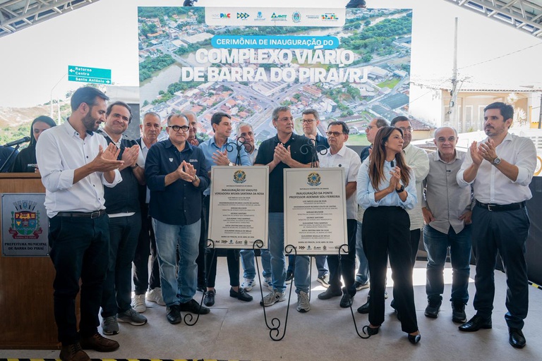 Governo entrega complexo viário em Barra do Piraí (RJ) e reforça logística na região