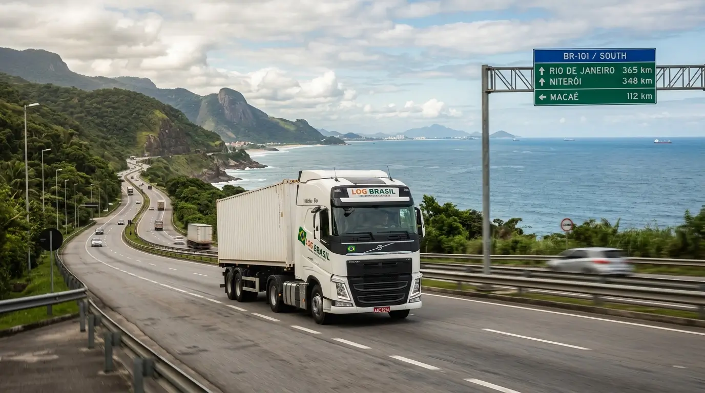 Transportadoras de Vitória (ES) para Rio de Janeiro (RJ)